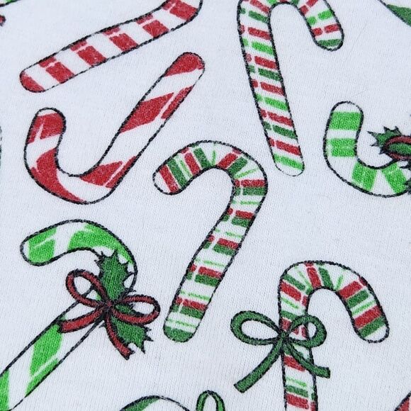 🔥Sleepyheads Green & White Candy Cane Pajama Set Youth 12 - Picture 8 of 9